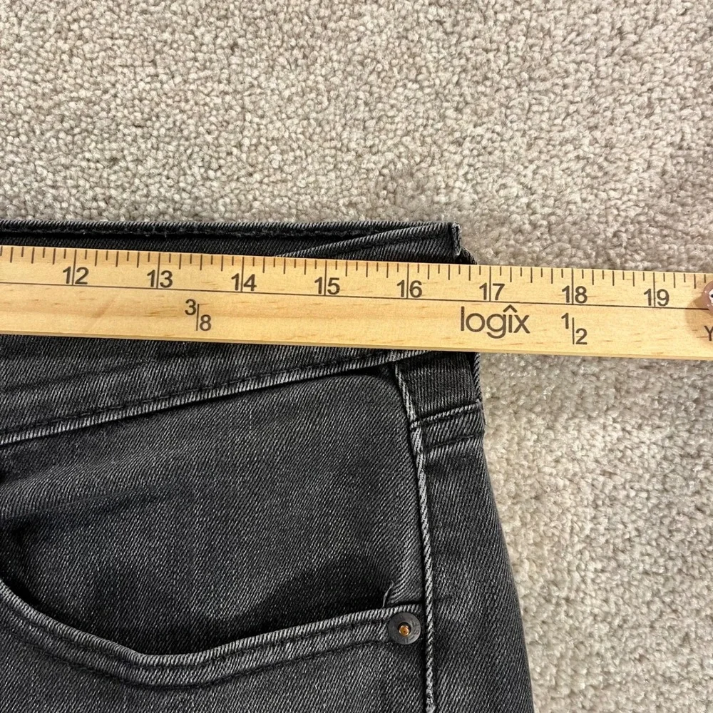 Levi's 512 Slim Fit Jeans Mens 31x32 Faded Black Stretch WaterLess